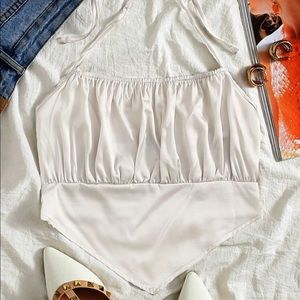 Silky crop top